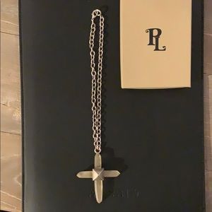 Pamela Love Crystal Cross Necklace